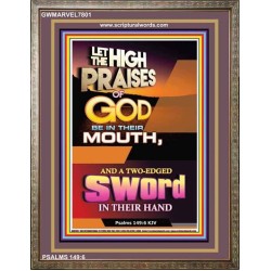 A TWO EDGED SWORD   Modern Christian Wall Dcor Frame   (GWMARVEL7801)   