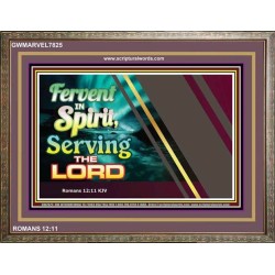 SERVE THE LORD   Christian Quotes Framed   (GWMARVEL7825)   