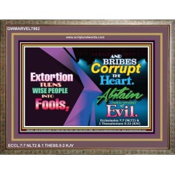ABSTAIN FROM ALL APPEARANCE OF EVIL Bible Verses to Encourage  frame   (GWMARVEL7862)   "36x31"