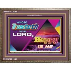 TRUST IN THE LORD   Framed Children Room Wall Decoration   (GWMARVEL7920b)   "36x31"