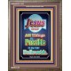 ALL THINGS ARE POSSIBLE   Bible Verses Wall Art Acrylic Glass Frame   (GWMARVEL7932)   