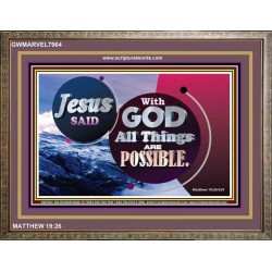ALL THINGS ARE POSSIBLE   Large Frame   (GWMARVEL7964)   