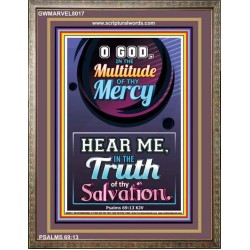 TRUTH OF THY SALVATION   Framed Bible Verses   (GWMARVEL8017)   "36x31"