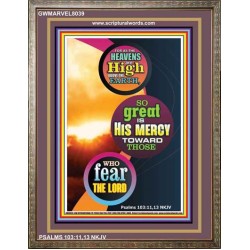 AS THE HEAVENS ARE HIGH ABOVE THE EARTH   Bible Verses Framed for Home   (GWMARVEL8039)   