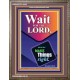 WAIT FOR THE LORD   Framed Scriptural Dcor   (GWMARVEL8069)   