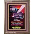 TURN TO GOD   Scripture Wooden Frame   (GWMARVEL8077)   "36x31"