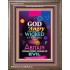 ANGRY WITH THE WICKED   Scripture Wooden Framed Signs   (GWMARVEL8081)   "36x31"
