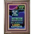 A LIGHT TO THE NATIONS   Biblical Art Acrylic Glass Frame   (GWMARVEL8144)   "36x31"