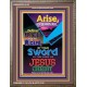 ARISE O JEHOVAH   Biblical Art Acrylic Glass Frame   (GWMARVEL8152)   