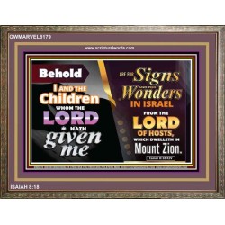 SIGNS AND WONDERS   Framed Office Wall Decoration   (GWMARVEL8179)   