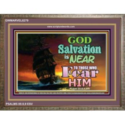 SALVATION IS NEAR   Framed Office Wall Decoration   (GWMARVEL8279)   