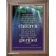 WE ARE THE CHILDREN OF GOD   Scriptural Portrait Acrylic Glass Frame   (GWMARVEL830)   