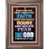 TRUST GOD AT ALL TIMES   Biblical Paintings Acrylic Glass Frame   (GWMARVEL8415)   "36x31"