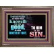 SIN   Custom Frame Inspiration Bible Verse   (GWMARVEL8419)   