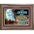YE SHALL BE SAVED   Unique Bible Verse Framed   (GWMARVEL8421)   "36x31"