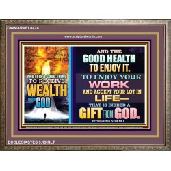 WEALTH FROM GOD   Art & Dcor Framed   (GWMARVEL8424)   "36x31"