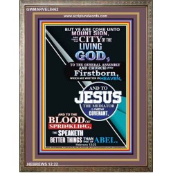 THE NEW COVENANT   Inspirational Bible Verse Frame   (GWMARVEL8462)   