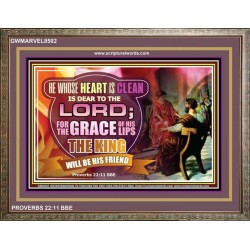 A CLEAN HEART   Bible Verses Frame Art Prints   (GWMARVEL8502)   