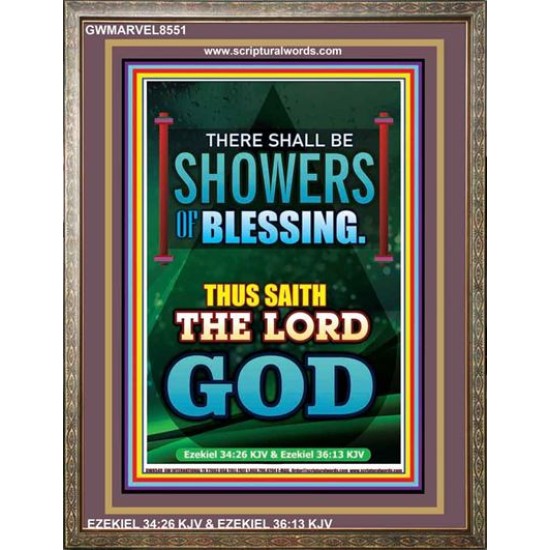 THUS SAITH THE LORD   Scripture Wood Frame Signs   (GWMARVEL8551)   