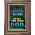 THUS SAITH THE LORD   Scripture Wood Frame Signs   (GWMARVEL8551)   "36x31"