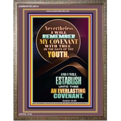 AN EVERLASTING COVENANT   Bible Verse Acrylic Glass Frame   (GWMARVEL8614)   