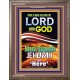 ADONAI JEHOVAH SHAMMAH GOD IS HERE   Framed Hallway Wall Decoration   (GWMARVEL8654)   