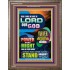 YAHWEH THE LORD OUR GOD   Framed Business Entrance Lobby Wall Decoration    (GWMARVEL8657)   "36x31"