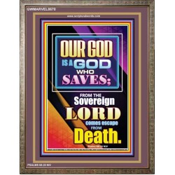 THE SOVREIGN GOD   Christian Paintings Acrylic Glass Frame   (GWMARVEL8670)   