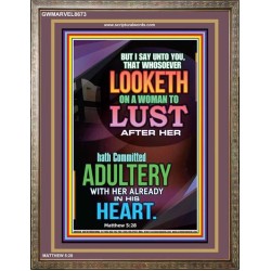 ADULTERY   Framed Bible Verse   (GWMARVEL8673)   