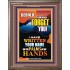 YOUR NAME WRITTEN  IN GODS PALMS   Bible Verse Frame for Home Online   (GWMARVEL8708)   "36x31"