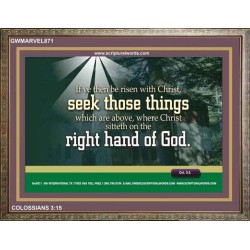 SEEK THOSE THINGS   Framed Bible Verse   (GWMARVEL871)   