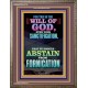 ABSTAIN FROM FORNICATION   Scripture Wall Art   (GWMARVEL8715)   