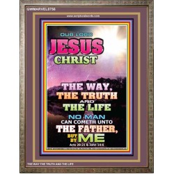 THE WAY TRUTH AND THE LIFE   Scripture Art Prints   (GWMARVEL8756)   