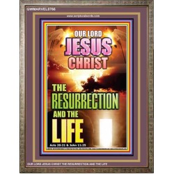 THE RESURRECTION AND THE LIFE   Christian Wall Dcor   (GWMARVEL8766)   