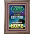 THE SPIRIT OF HOPE   Bible Verses Wall Art Acrylic Glass Frame   (GWMARVEL8798)   "36x31"