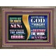 SIN NOT   Scripture Art Wooden Frame   (GWMARVEL8899)   