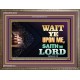 WAIT UPON THE LORD   Bible Scriptures on Forgiveness Acrylic Glass Frame   (GWMARVEL8936)   