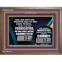 ADULTERY   Frame Scriptural Wall Art   (GWMARVEL9054)   