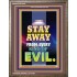 ABSTAIN FROM EVIL   Scripture Art Prints   (GWMARVEL9184)   "36x31"