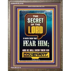 THE SECRET OF THE LORD   Scripture Art Prints   (GWMARVEL9192)   