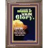 VAIN GLORY   Bible Verses Wall Art Acrylic Glass Frame   (GWMARVEL9196)   "36x31"