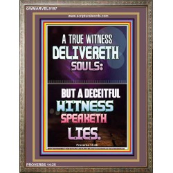 BE A TRUE WITNESS   Bible Verses Poster   (GWMARVEL9197)   
