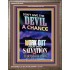 WORK OUT YOUR SALVATION   Bible Verses Wall Art Acrylic Glass Frame   (GWMARVEL9209)   "36x31"