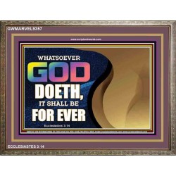 WHATSOEVER GOD DOETH IT SHALL BE FOR EVER   Art & Dcor Framed   (GWMARVEL9357)   "36x31"