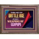 YOU ARE MY WEAPONS OF WAR   Framed Bible Verses   (GWMARVEL9361)   