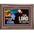 WORSHIP THE KING   Inspirational Bible Verses Framed   (GWMARVEL9367B)   "36x31"