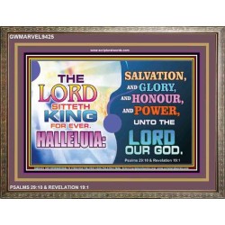 SALVATION GLORY HONOUR POWER    Framed Scripture    (GWMARVEL9425)   