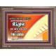 WALK IN MY WAYS AND DO WHAT IS RIGHT   Framed Scripture Art   (GWMARVEL9451)   