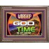 WORSHIP GOD FOR THE TIME IS AT HAND   Acrylic Glass framed scripture art   (GWMARVEL9500)   "36x31"