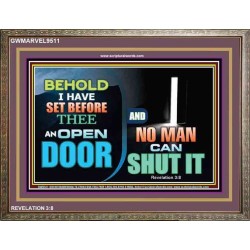 AN OPEN DOOR NO MAN CAN SHUT   Acrylic Frame Picture   (GWMARVEL9511)   